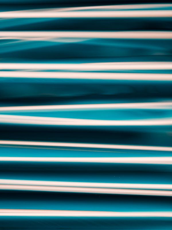 Abstract glowing lines representing inner energy and balance